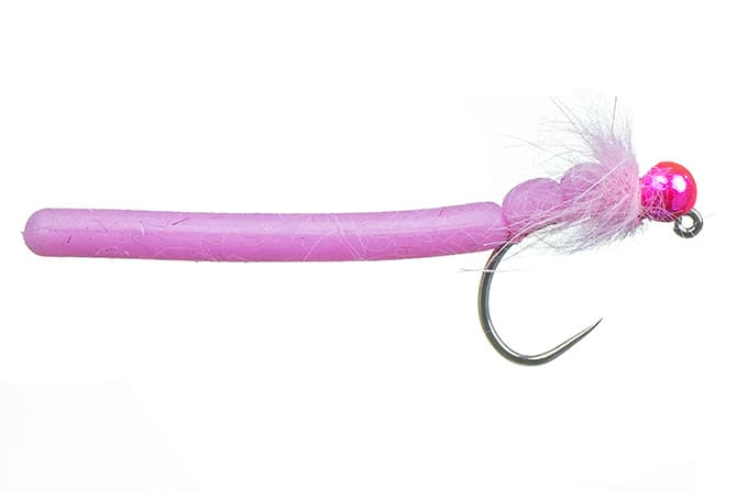 Montana Fly Company Wonky Worm Jig - Pink - Size 10